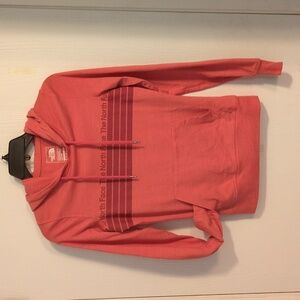 Long sleeve, hooded shirt